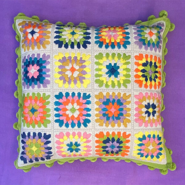 Granny Squares Cushion - Image 3