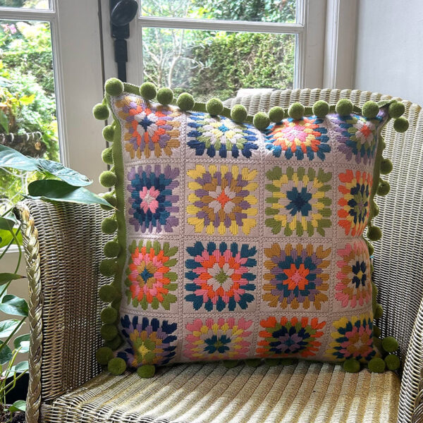 Granny Squares Cushion - Image 2