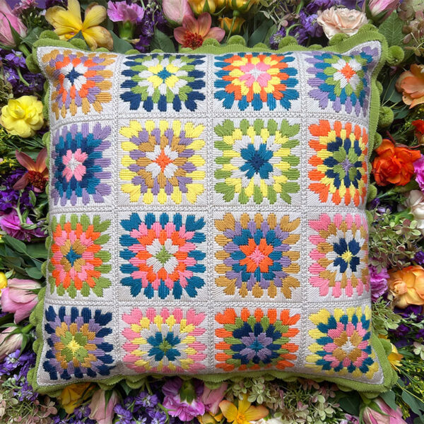 Granny Squares Cushion